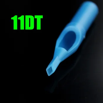

OPHIR 50 pcs/lot 11D Tattoo Nozzle Tips Blue Tube Tips Diamond Disposable Tattoo Nozzle _TA031(11D)-50x
