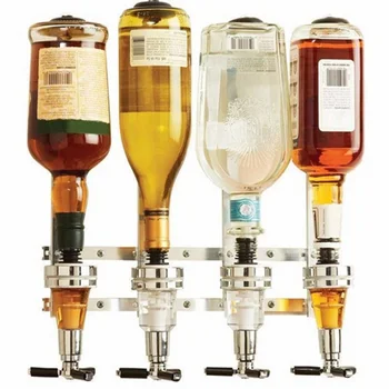 

Newly Wall Mounted Wine Dispenser Bar Liquor Aluminum Alloy Dispenser for Birthday Festival Party MK