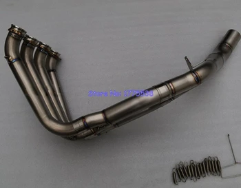

Titanium Alloy Motorbike Motorcycle Muffler Exhaust Pipe Damper Escape Link Pipe for S1000RR 2010 2011 2012 2013 2014 2015 2016
