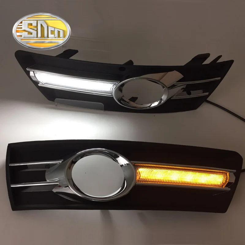 SNCN LED Daytime Running Light For Volkswagen Passat CC 2010 2013 Car Accessories Waterproof ABS 12V