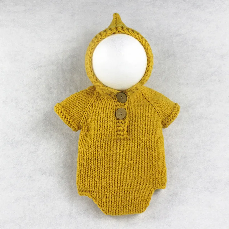 Baby Boy Photography Props Baby Costumes Photo Accessories Baby Girl Knit Clothes Infant Photo Accessory Crochet Baby Gifts 3-6M