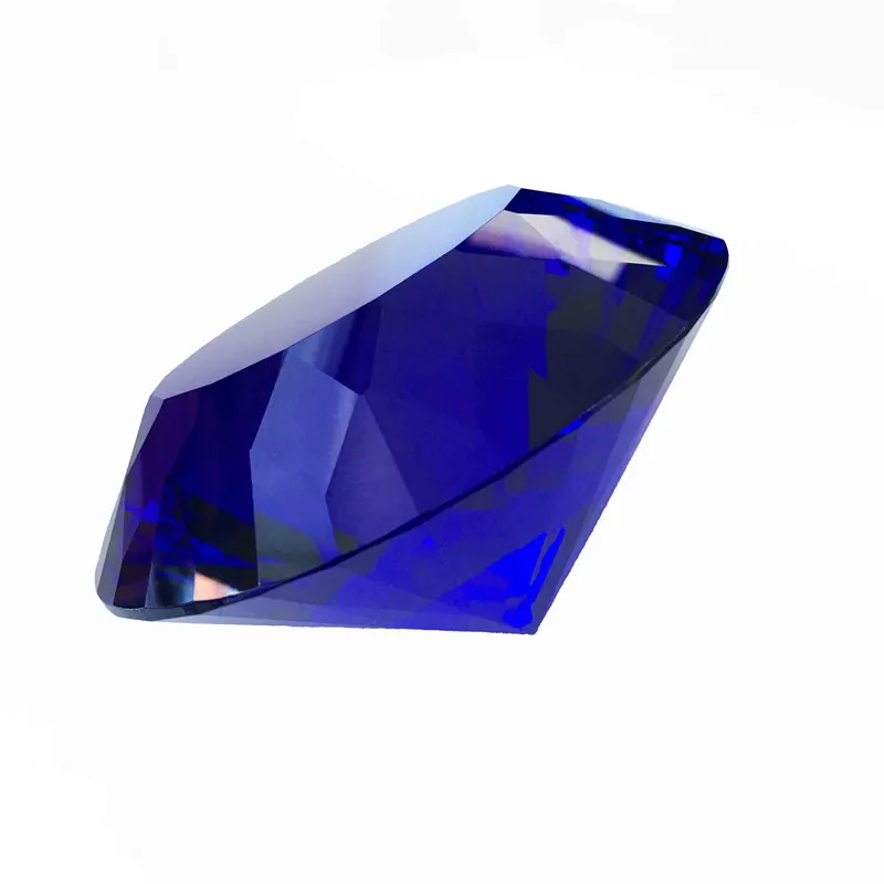 100mm 1pcs Multifaceted Crystal Diamond Paperweight Crafts Dark Blue For Shipping Mall Decoration Hot Sales | Лампы и освещение