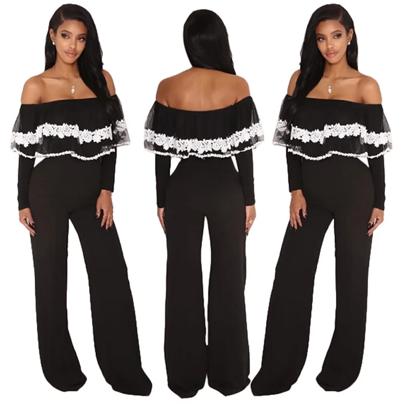 Wonder Beauty Sexy Off Shoulder Rompers Womens Jumpsuit Dungarees Strapless Full Sleeve Macacao Feminino Longo Sexy Bodysuit (3)