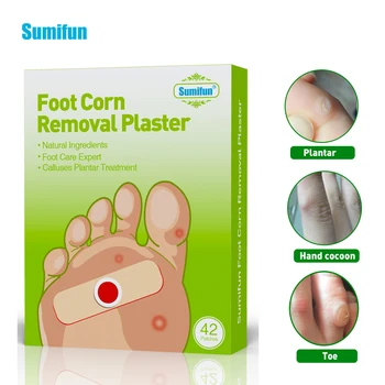 

42Pcs Foot Corn Removal Patch Calluses Plantar Warts Thorn Medical Plaster Foot Care Pain Relief Stickers K04401