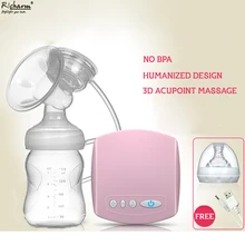 Automatique Mamadeira Lait Pompes Marque Électrique Pompe Du Sein Naturel Aspiration Agrandisseur Kit Biberon USB Pompe Du Sein Milksucker