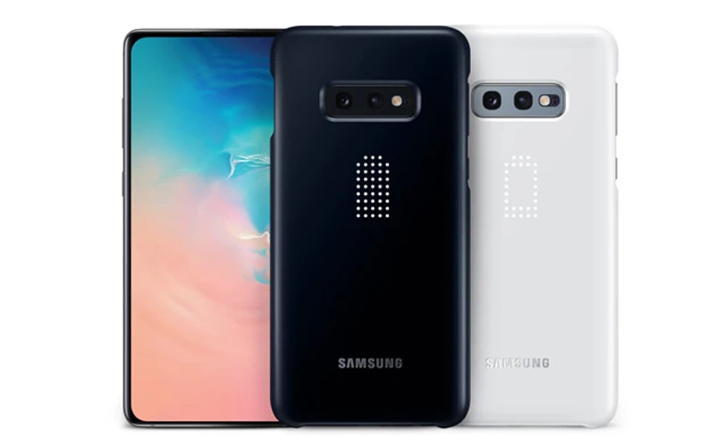 Samsung светодиодный Обложка для samsung Galaxy S10 S10Plus S10E S10 X S10E SM-G9700 SM-G9730 G9750 эмоциональные светодиодный световой эффект