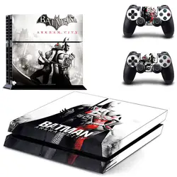 Batman Arkham City ps 4 Стикеры PS4 кожи для Sony PS4 Игровые приставки 4 и 2 контроллера