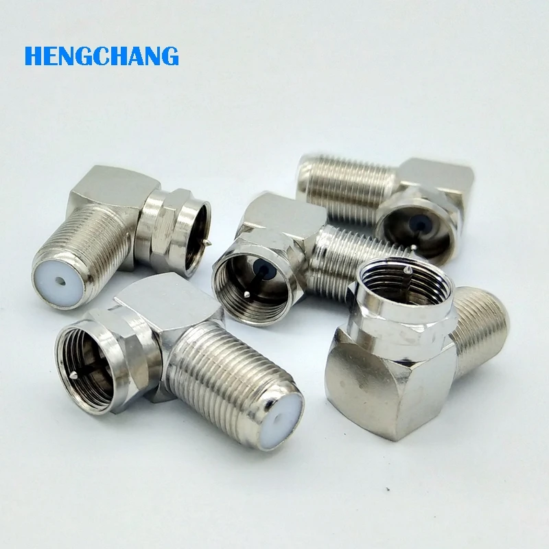 

Right Angle F connector F type male to F type Fmale Right Angle connector British system 10pcs/lot