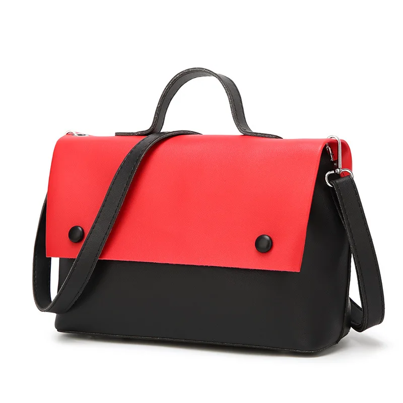 

2018 Ladies HandBags Fashion Patchwork Pu Leather Handbags Casual Women Luxury Brand Shoulder Bag Designers for Women