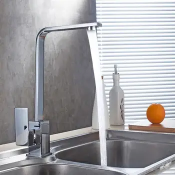 

Kitchen Copper Rotatable Faucet Wash Basin Counter Taps