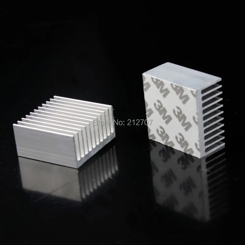 Cooler de Dissipador de Calor de Alumínio 20 Peças 40*40*20 mm 40 mm Dissipador de Calor Barbatana de Resfriamento para Luz Led Chip ic 40x40x20 mm - Imagem 2