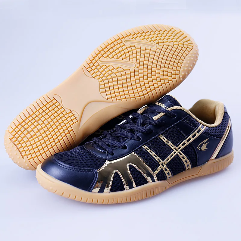Новое поступление двойной рыбы DF-878 обувь для настольного тенниса для мужчин и женщин дышащие противоскользящие кроссовки для пинг-понга