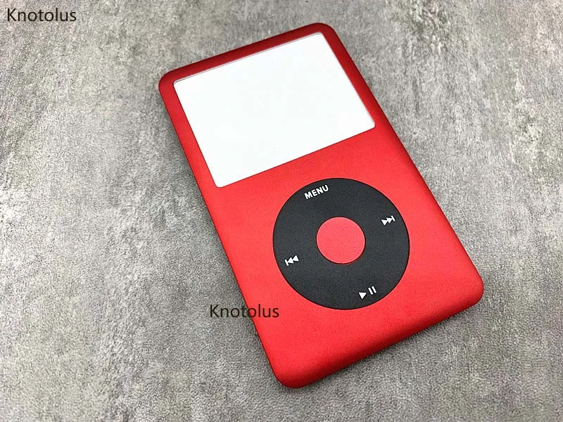 Red Metal Front Housing Case Cover With Black Click Wheel Red Central Button For Ipod 6th 7th Gen Classic 80gb 120gb 160gb Earphone Accessories Aliexpress