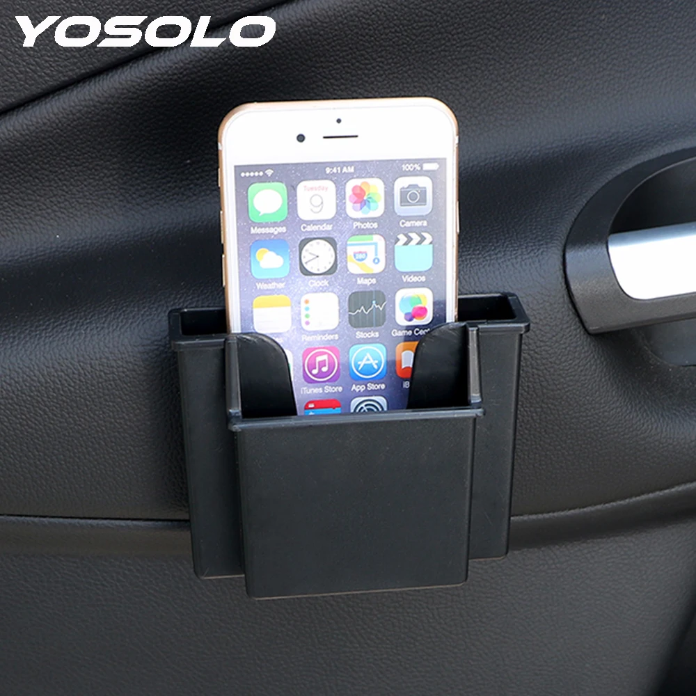 YOSOLO Car-styling Container Universal Car Organizer Phone Holder Interior Accessories Pocket Storage Box Bag Auto Organizers YOSOLO Car-styling Container Universal Car Organizer Phone Holder Interior Accessories Pocket Storage Box Bag Auto Organizers