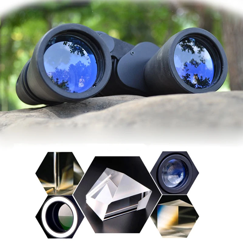 Poderosos para Observação de Aves Escalada ao ar Binóculos Stargazing Caça Telescópio Compactos Alta Definição Livre 10x50 Mod. 1268815 6 Telescópio e binóculos