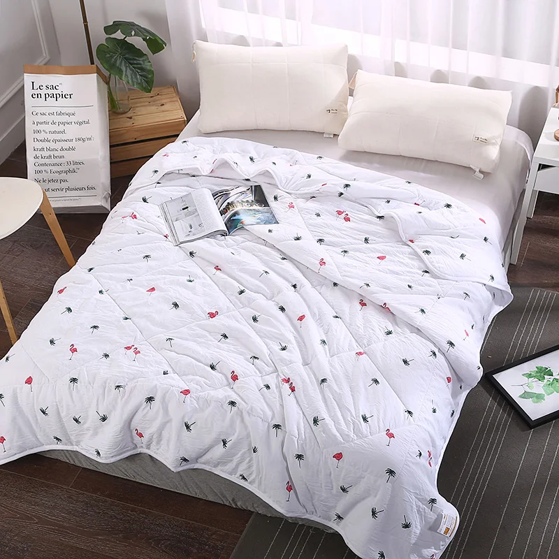 

1Pcs Summer Quilted Quilt 200X240cm 4 Size Thin Bedding Throws Blanket Plaids Quilting Comfortable, Soft And Light Home textile