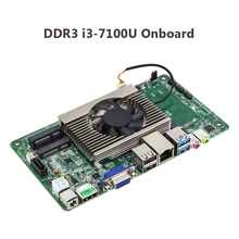 Материнская плата для процессора ITX Intel Core i3 7100U 2,40 ГГц Материнская плата Mini DDR4 mSATA SATA Mini PCI-e материнская плата для рабочего стола Материнская плата для процессора ITX Intel Core i3 7100U 2,40 ГГц Материнская плата Mini DDR4 mSATA SATA Mini PCI-e материнская плата для рабочего стола