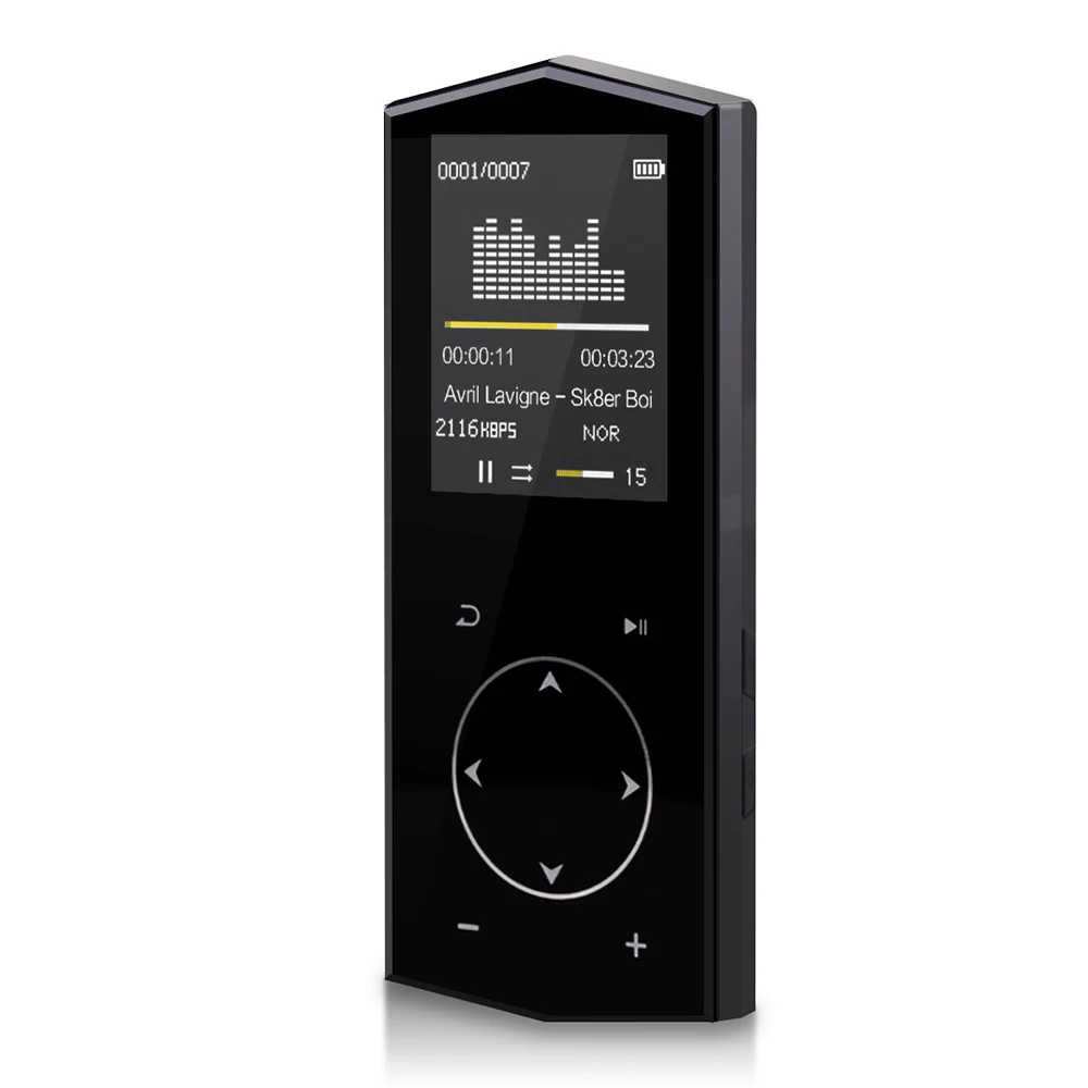 SAGO M1 Bluetooth 4.1 Touch Screen MP3 Player 1.8&quot Color Screen Lossless Sound with 16GB Storage Support FM/TF/Voice Recordi