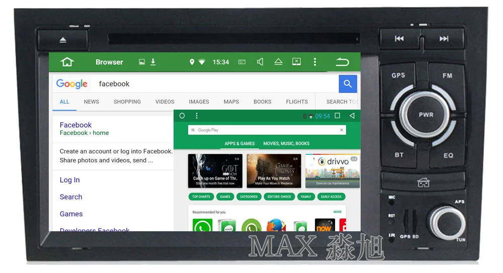 Flash Deal MAX For Audi A4 B6 B7 S4 2003-2011 Car Radio GPS Navigation System CD Player Bluetooth call/music SWC free map 4G Mirror Link 9