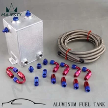 3L Универсальный алюминиевый 3-Литровый приемный стакан 3 л топливный Пескоструйный бак+ масло/топливная линия+ шланг Конец/фитинг синий