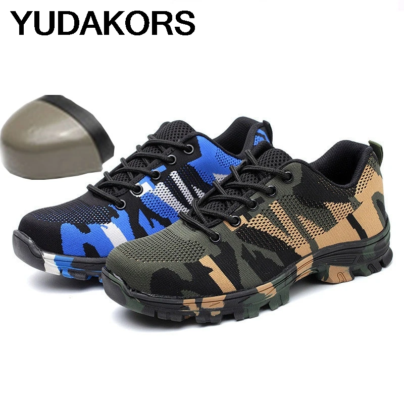 

YUDAKORS new men's steel toe cap safety shoes anti-mite breathable safety shoes durable work protective shoes YD256