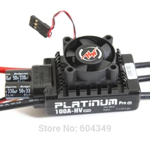 HobbyWing Platinum-100A-HV-V3 RC Model Brushless ESC for Multicopter for 550-600 class (helis)