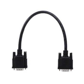 

VGA Cable HD 3+6 Pure Copper VGA Male to Female Cable for Desktop/Laptop/Projector 30cm/11.81in 1080P high definition