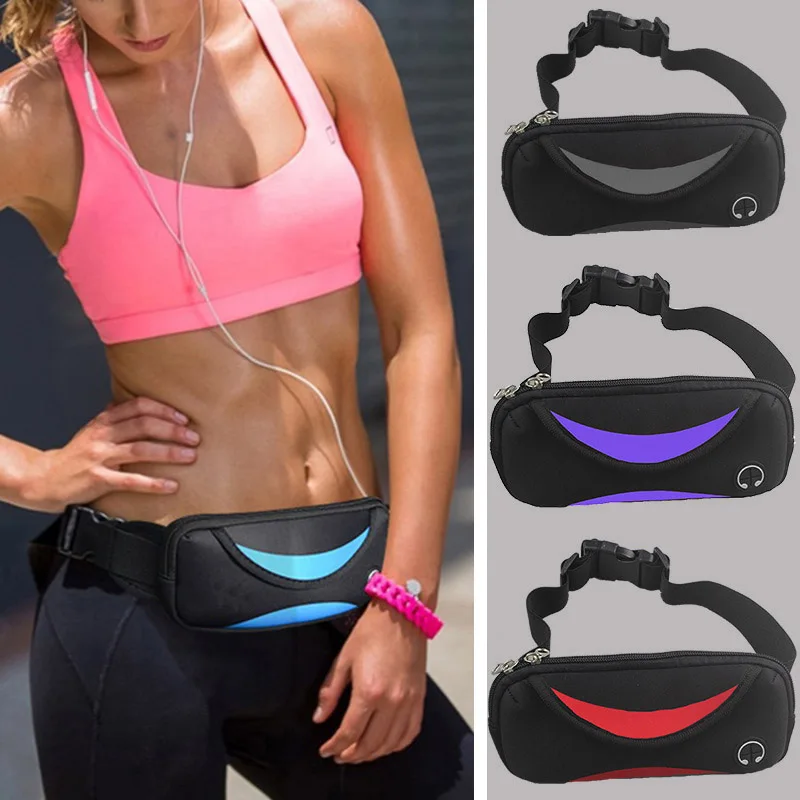 

Fashion Unisex Waist Pack Men Waterproof Fanny Pack Women Belt Bum Bag Waist Bag Male Phone Wallet Pouch Bags Patchwork Black