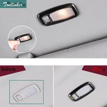 Tonlinker Cover case Stickers For Kia Sportage 2016-17 KX5 car styling 2 pcs stainless steel Makeup mirror light Cover stickers