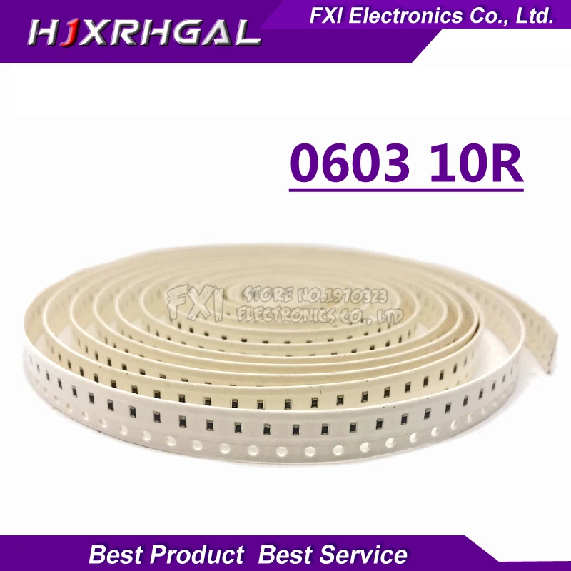 

300PCS 0603 Chip Fixed Resistor SMD Resistor 10 ohm 10R New original