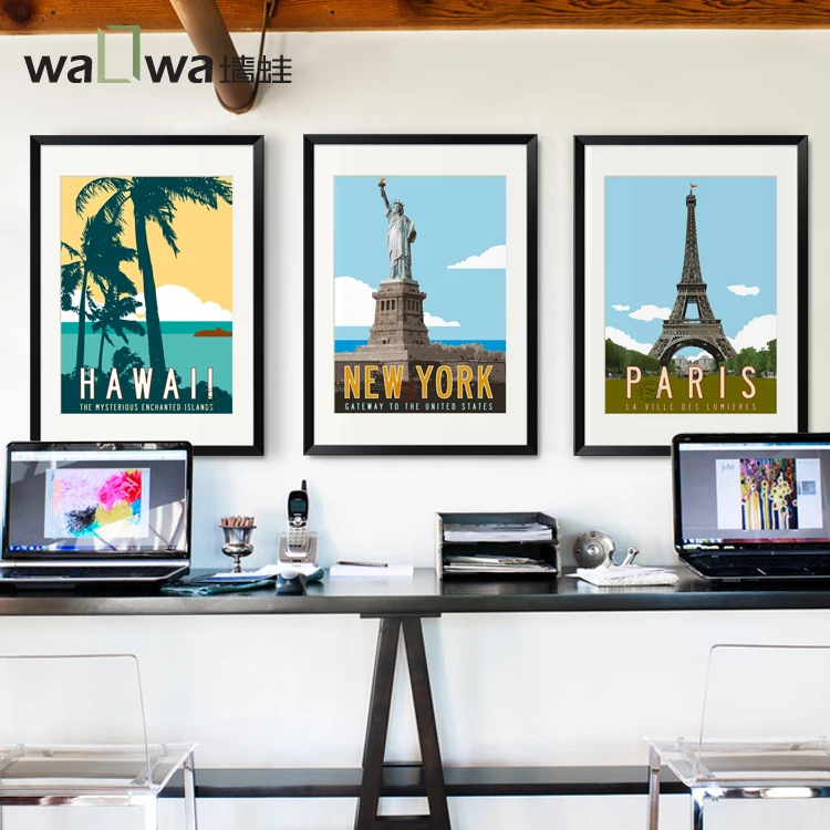 

Wall frog city light landscape painting new modern minimalist paintings fresco painting the living room decorative painting fram