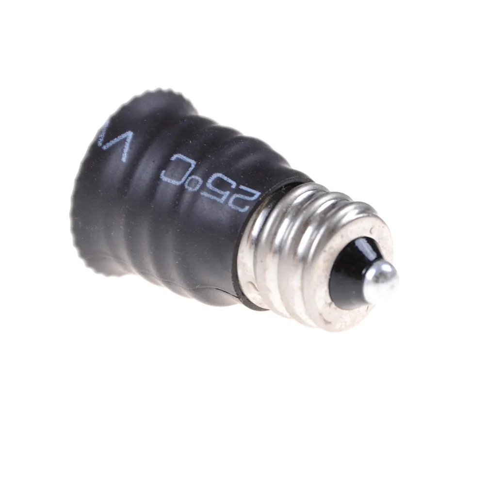 E12 to E14 lamp Holder Converter Socket Conversion light Bulb Base type Adapter 1Pcs Black