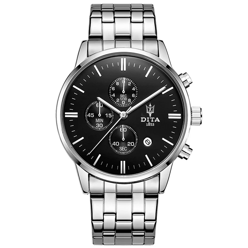 Модные персонализированные кварцевые повседневные часы с хронографом, с принтом циферблата, мужские часы, браслет, наручные часы, relogio masculino - Цвет: WS009