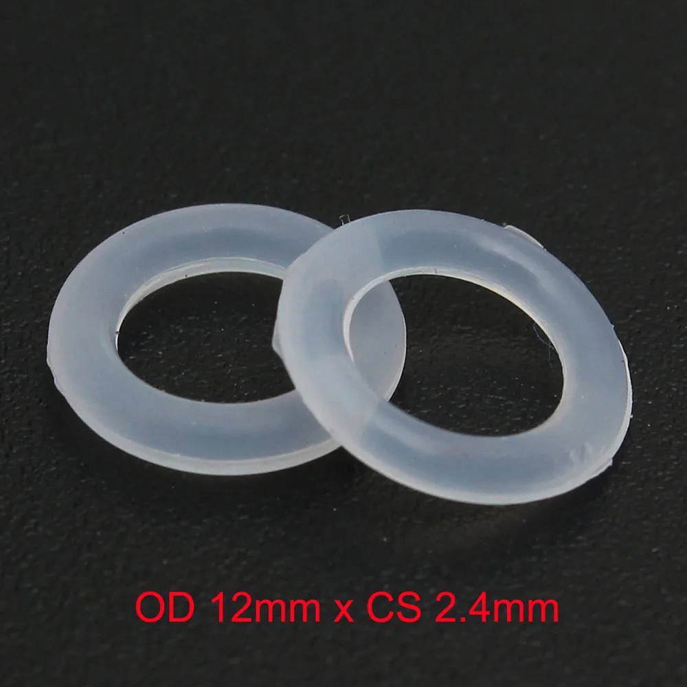 12-Pack Silicone Gasket Ring Seals - For Pipe, Water Tap & Sprayer Connections (1/2\" - 1.2\" Sizes)