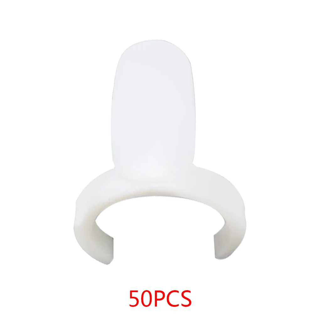 

50PCS False Nail Tips Display Plastic Ring Nail Color Chart Polish Practice Wheel Nail Tools Supplies