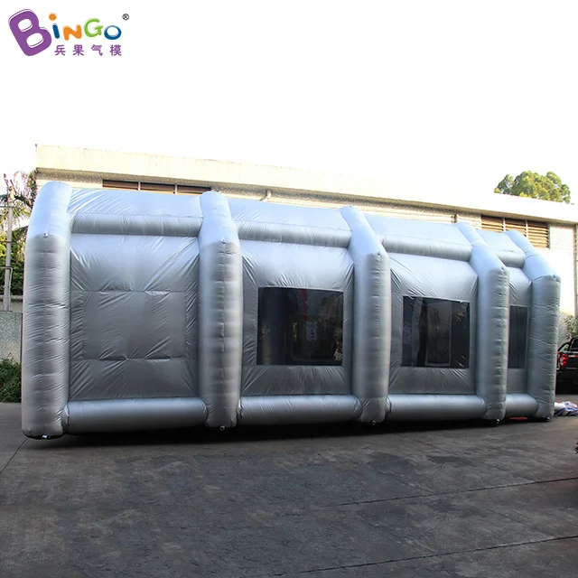 30X19X12 feets High Quality Car Cover Inflatable Car Maintenance Stall Inflatable Spray Paint Booth