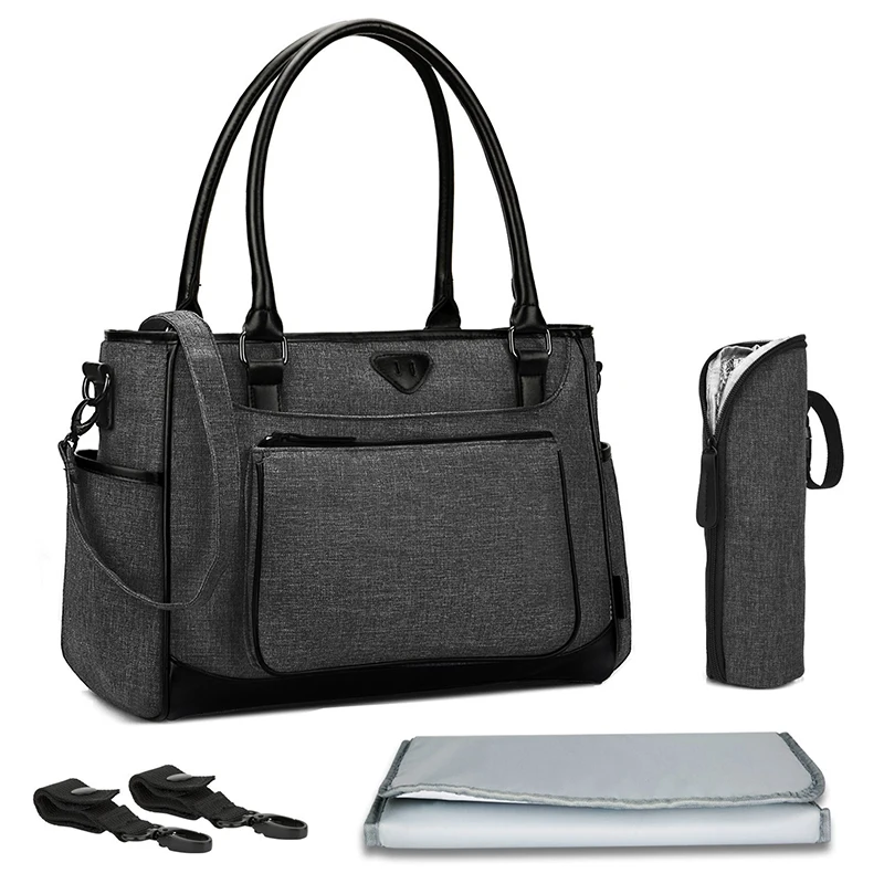 

Nylon Baby Diaper Bag For Mother Fashion HandBag Tote Bag Big Capacity Water-resistant Nappy Diaper Bags