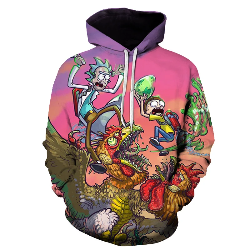 rick and morty hoodie and sweatpants