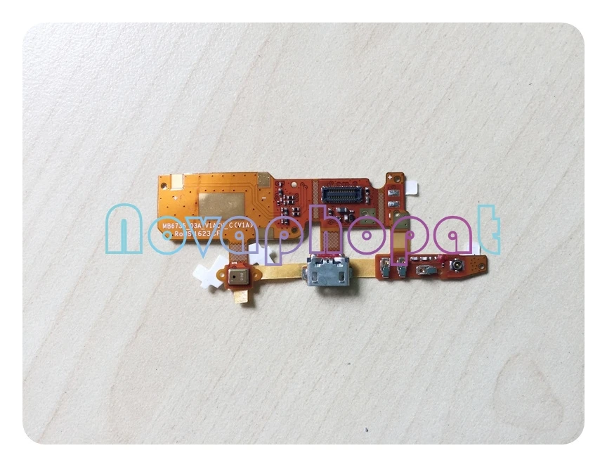 

Novaphopat For ZTE Blade A515 A511 USB Dock Charger Charging Port Data Transfer Connect Connector Flex Cable Mic Replacement