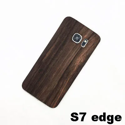 

FOR Samsung S7 & S7 edge S7edge back cover paste back cover back paste Wood back paste ,Oil wax crocodile leather (Real wood)