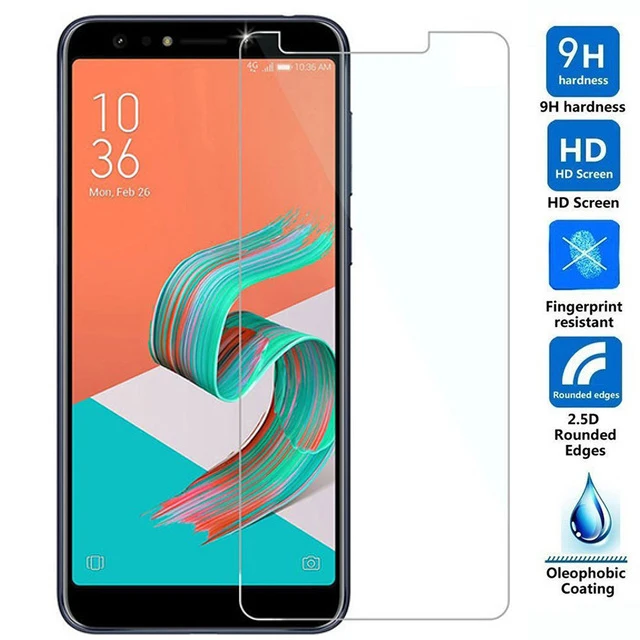 

2.5D Tempered Glass For Asus Zenfone 5 Lite ZC600KL Protective Film 9H Explosion-proof LCD Screen Protector For Asus X017D