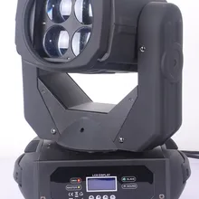 Супер Луч 4 шт. x 25 Вт RGBW светодиодный мини движущаяся головка луч мыть сценический светильник оборудование для диджея, Марка DMX с f светильник чехол для бара KTV ночной клуб