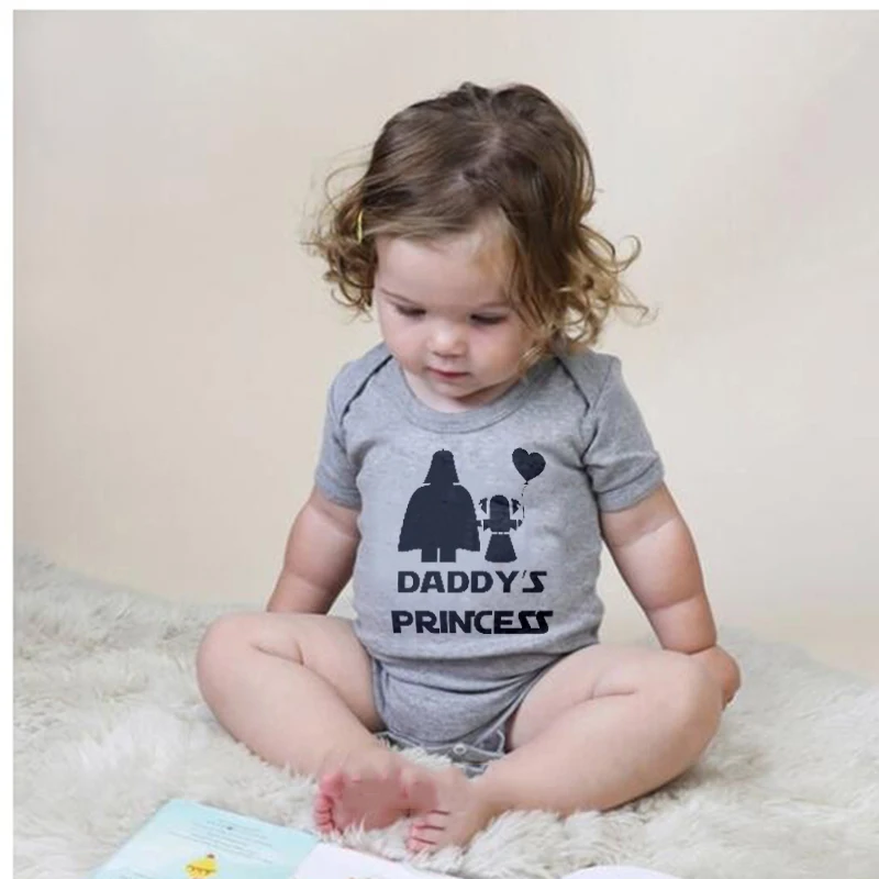 

Newborn Star Wars Baby Girls Summer Bodysuit Cotton Outfits Babys Fashion Cute Short Sleeve Clothes Tops Baby Clothing