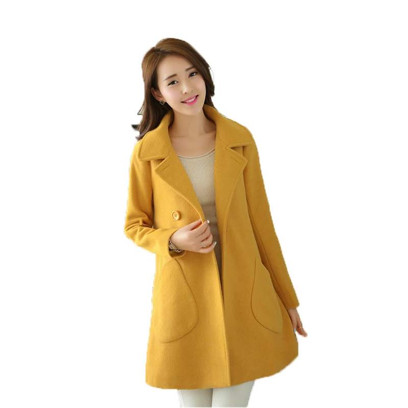 Compare Prices On Yellow Trench- Online Shopping/Buy Low Price WomensDate 2017 Spring Autumn Women Overcoat Wide-Waisted Long Trench Coat For Girl's Korean Yellow - Compare Prices On Yellow Trench- Online Shopping/Buy Low Price
