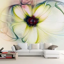 Пользовательские фото обои современный Книги по искусству абстрактные цветочные обои Спальня Гостиная диван фон красивый цветок росписи обоев