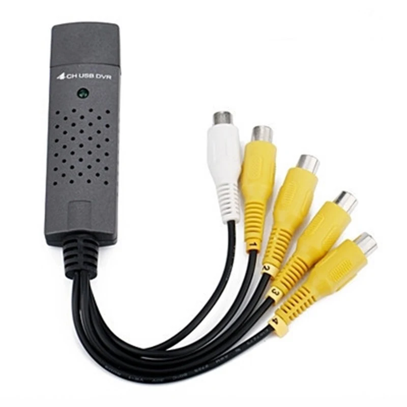 USB карта захвата для AV монитора камеры видео стержень 4 1 канал аудио|DVR-карты| |
