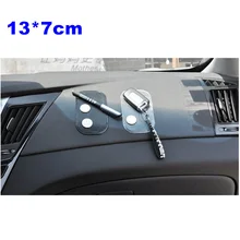 13*7 см/14*8,5 см Черный Автомобильный Противоскользящий нескользящий коврик Мобильный держатель для iPhone мобильный телефон gps ключ автомобильные аксессуары липкий коврик