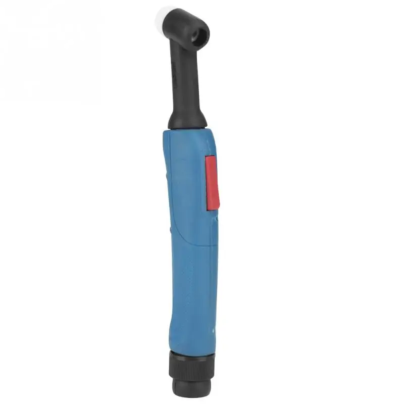 

1Pcs Gas Cooled Flexible Head Body with Switch Button Welding Torch WP-26F SR-26F Tig Welding Torch Head Blue New Arrival