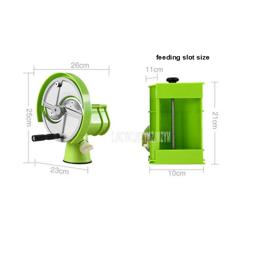  0.2-8mm Manual Fruit Slicing Machine Lemon Potato Vegetable Round Slicer Phopper Cutter Commercial/ - 4000007389302