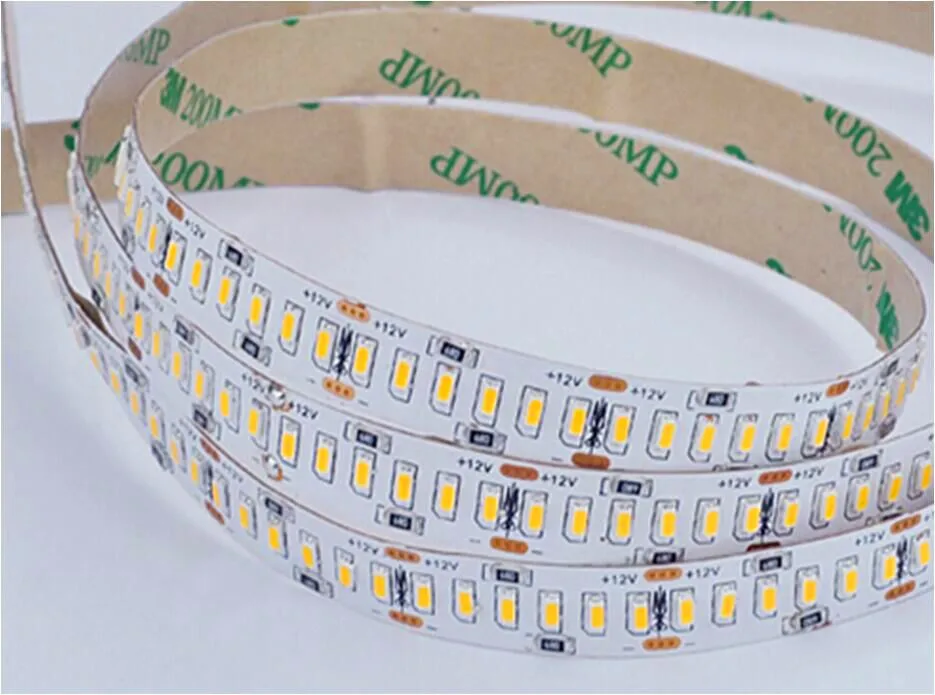 Гибкая светодиодная лента 3014 SMD 240 светодиодов/м DC24V длина 5 м 120 Вт белая ПХД не